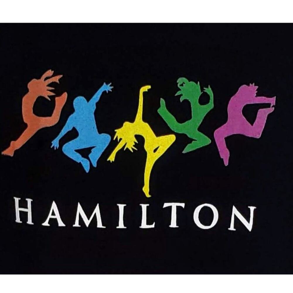HAMILTON tshirt sz L juniors EUC